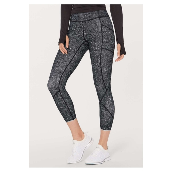 Lululemon Tight Stuff Tight II - Luminesce Splatter White Black. - Picture 3 of 15